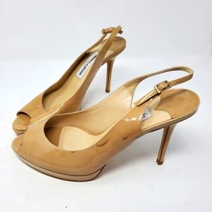 Jimmy Choo Nude Patent Pumps